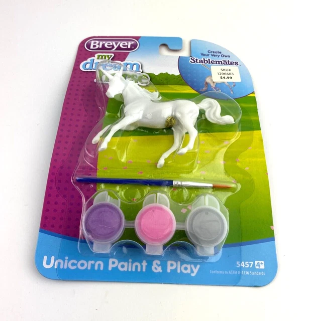 Breyer~My Dream Horse~Paint & Play Unicorn~Unpainted UNICORN~Stablemates 2018 2
