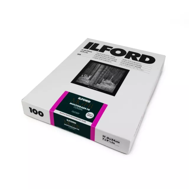 Ilford Multigrade FB Classic 1K glossy 17,8 X 24CM 100 Hoja 18x24 2