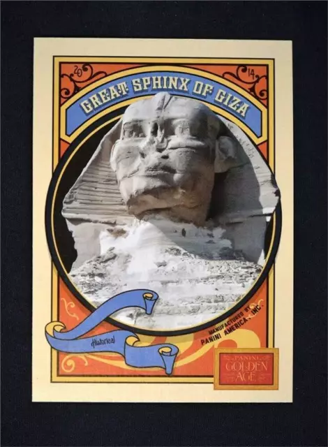 2014 Panini Golden Age #116 Great Sphinx of Giza - NM-MT