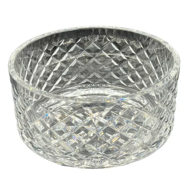 Vintage Signed Waterford Fruit Bowl “Alana" Cut Crystal Glass Made  Ireland 7"