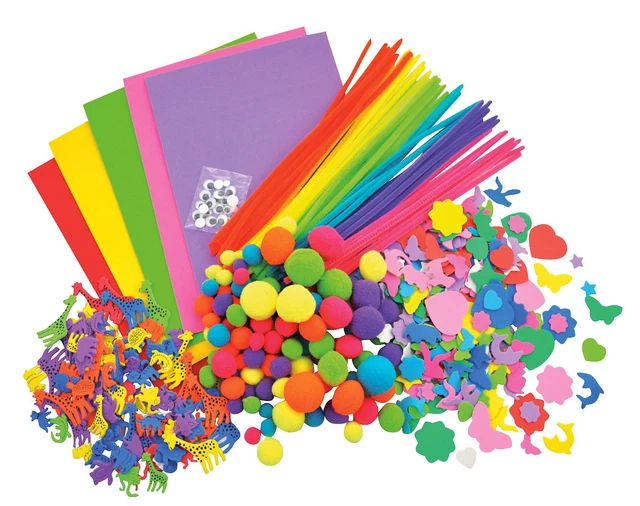 Neu Playbox Mega-Bastelset, 550 Teile 6480483 mehrfarbig