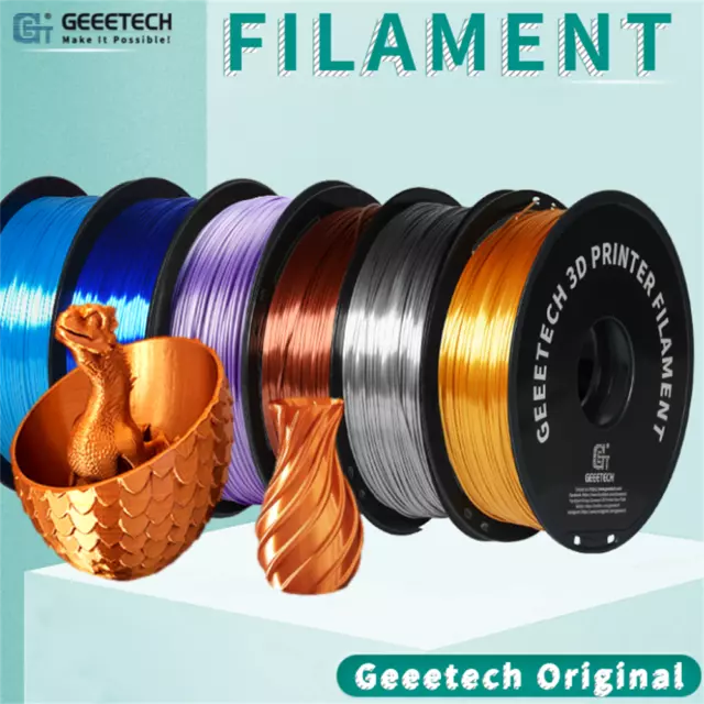 Geeetech imprimante 3D filament Multicolore Silk PLA imprimante 3D 1.75mm 1KG 2