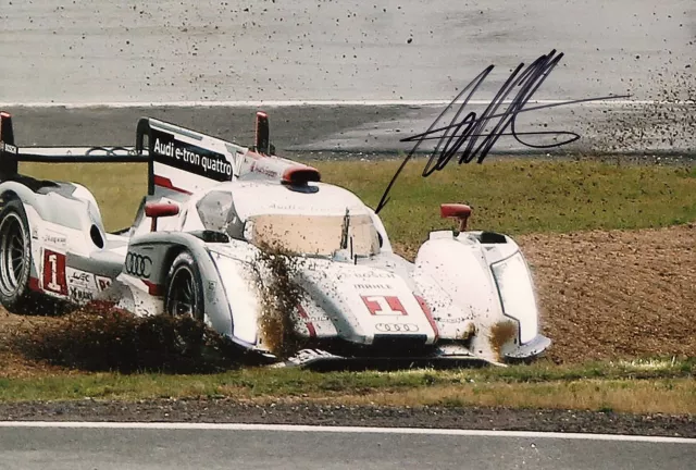 Le Mans Driver Andre Lotterer Hand Signed Photo Audi 12x8" AC