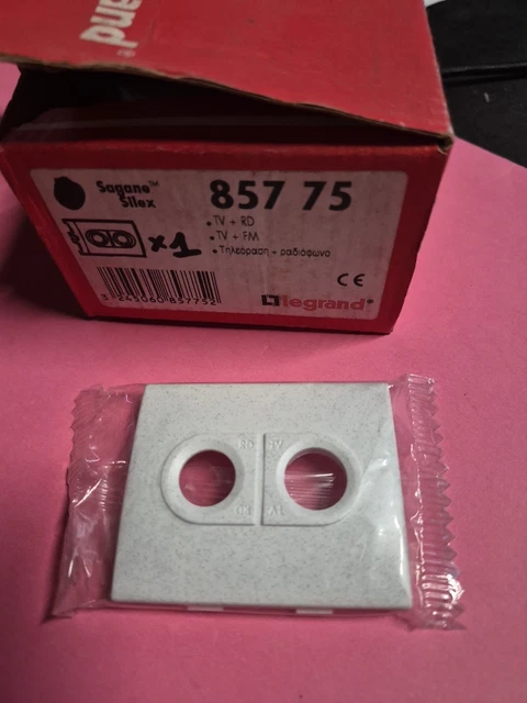 Prise Antenne TV Simple Legrand Neptune 2 - Réf. 80435 - Beige - Neuf (peut Avoir Défauts Mineurs)