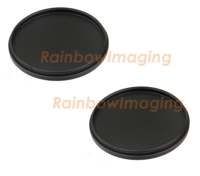 (2 Pcs) 52mm Metal Front Screw-in lens Cap Nikon Sony Pentax Minolta Lenses