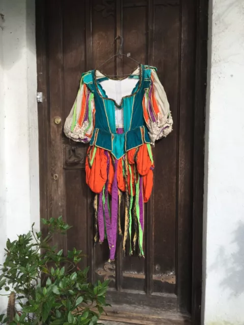 BBC TV Shakespeare multicostume Tudor LARP giullare pazzo clown folk vimini uomo