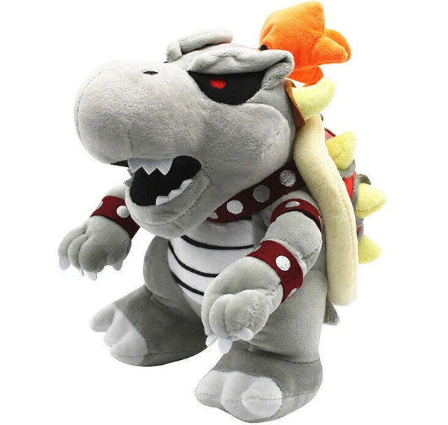 Super Mario Bros Dry Bowser Bones Koopa Plüsch Spielzeug Stofftier Puppe Figur