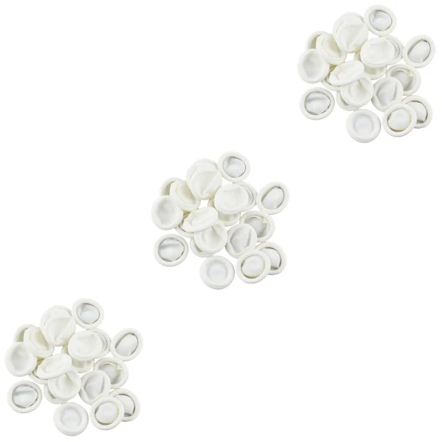 3 Paquetes 150g Antiestático Arte en Uñas Desechables Finger Cunas Goma