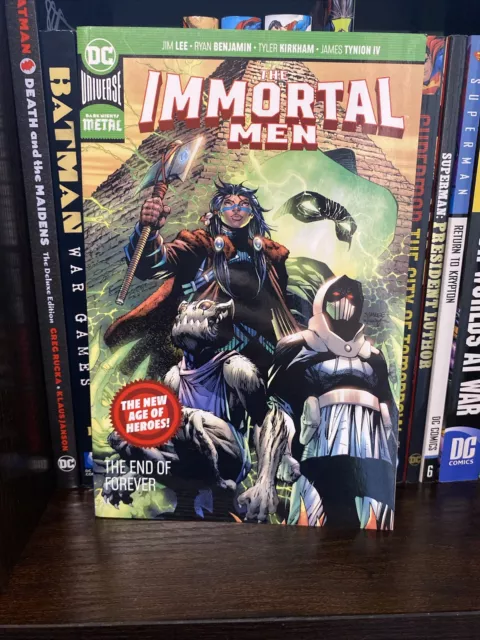 The Immortal Men New Dark Knights Metal Graphic Novel DC Comics Paperback TPB