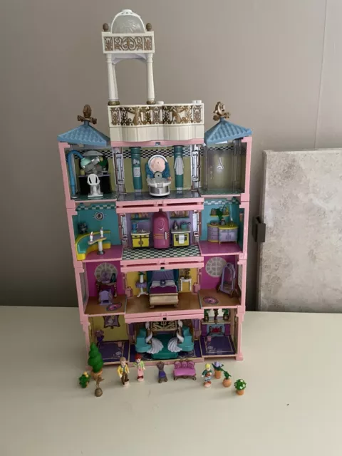 Mini Polly Pocket Deluxe Mansion Dream Builders Stapelvilla Blumen Bluebird