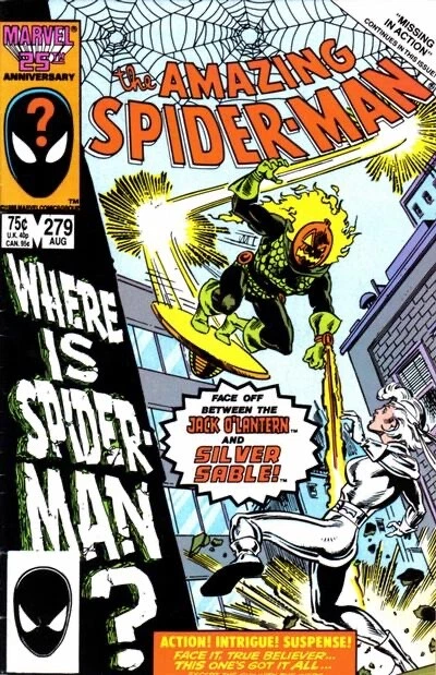 AMAZING SPIDER-MAN #279 F, Direct Marvel Comics 1986 Stock Image