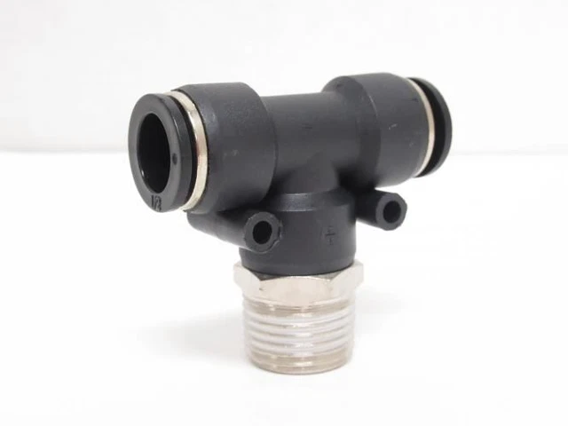 192284 New-No Box; Industry-Std 1PEY1 Male Branch Tee; 1/2" PTC x 1/2NPT