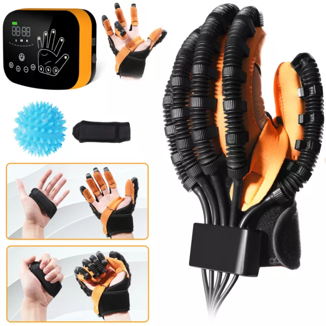 Neu Rehabilitation Roboter Handschuhe Upgrade Finger Hand Trainingsgerät DHL