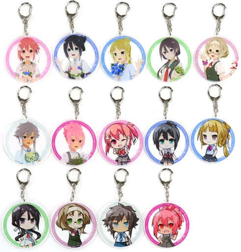 All 14 Types Set Acrylic Keychain Lottery Hall Yuki Yuna Is Hero Glitter Of Flo