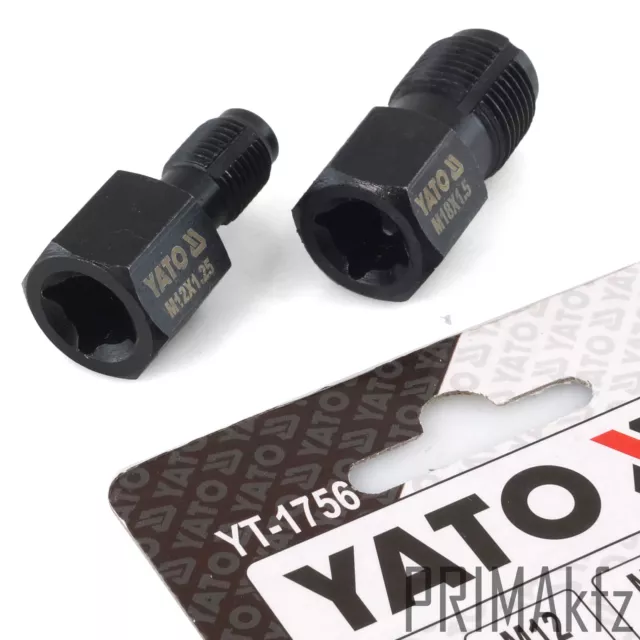 YATO YT-1756 Trousse de Réparation Filetage pour Sonde Lambda M12x1.25, M18x1.5