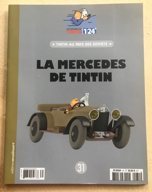 Voiture Tintin Pays Des Soviets 1/24 N°31 - Hachette - Gris Vert, NEUVE En Boîte Avec Fascicule