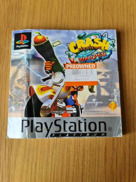 CRASH BANDICOOT 3 Warped (Platinum) - Sony Playstation PS1 (FR) - PAL