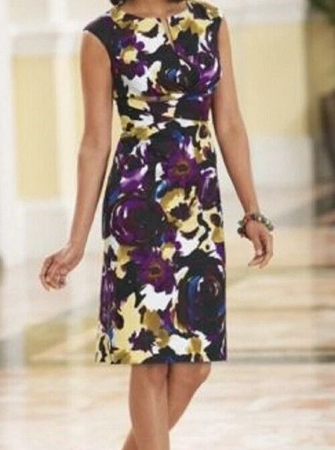plus size 16W Multicolor Floral Donna Dress from Monroe and Main new