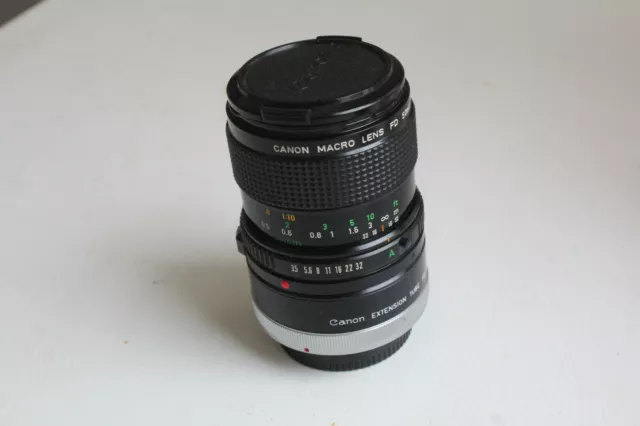 Objectif Canon FD 50mm macro f3,5