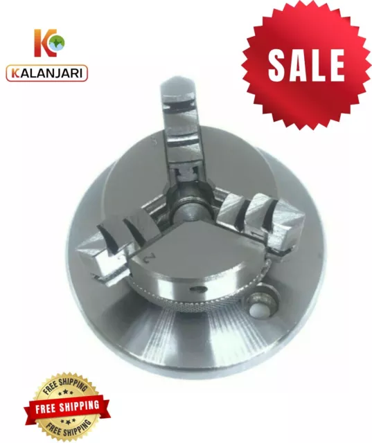 3 Car Centrant Mini Tour Chuck 2"" Jaw 50mm Wire M14x1 80mm Back