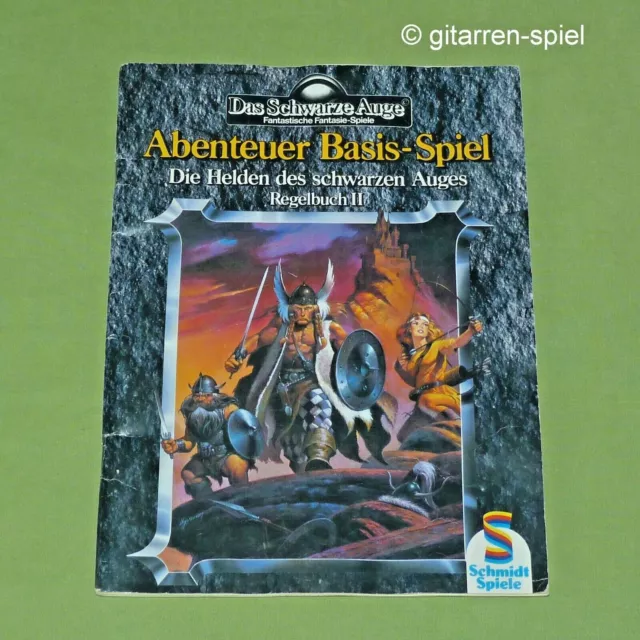 Regelbuch II Abenteuer Basis-Spiel DSA Helden des schwarzen Auges Schmidt ©1992