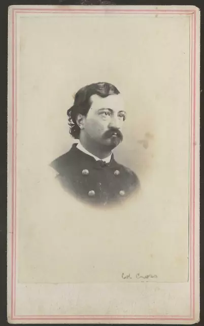 Civil War  CDV Union Colonel Richard E Cross 5th New Hampshire Volunteer Infy