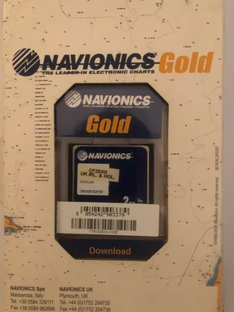 Navionics UK Irland & Holland 2GB