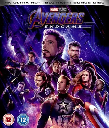 Avengers Endgame 4K Ultra Hd + Blu-Ray  [Uk] New  4K Bluray