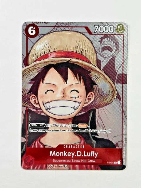 One Piece Monkey D. Luffy One Piece Monkey D Luffy P-001 001 25th