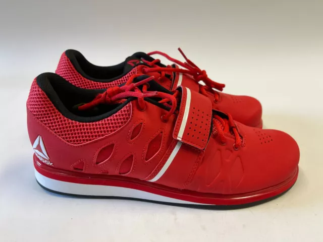 Reebok Men's Lifter PR Weightlifting Shoe - Red/Black/White - 9 Medium