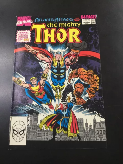 The Mighty Thor Annual 14 Atlantis Attacks ( 1989 Marvel Comics MCU )