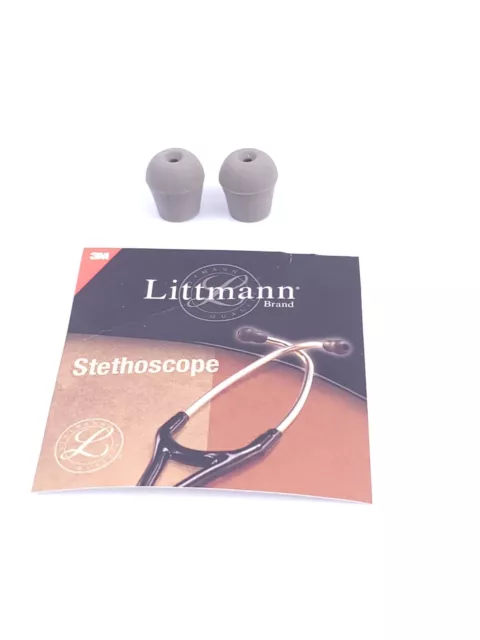Genuine Littmann Stethoscope Parts Replacement Ear Tips Grey