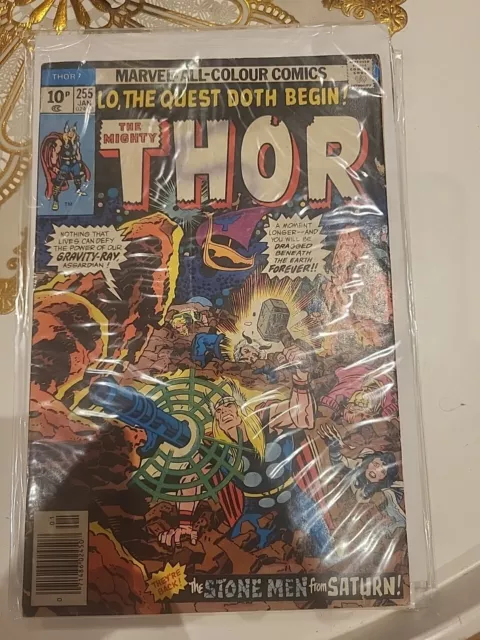 Vintage Mighty Thor Issue 255  Comics 1977 Newsstand