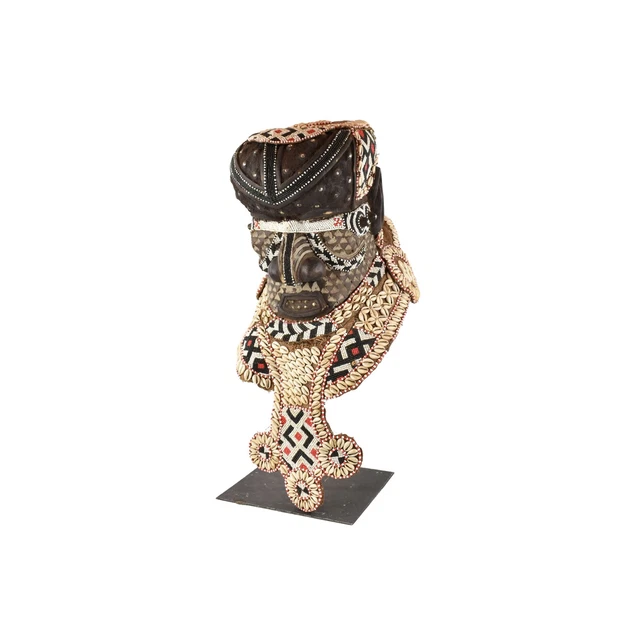 Kuba Mask Bwoom Helmet Royal Congo