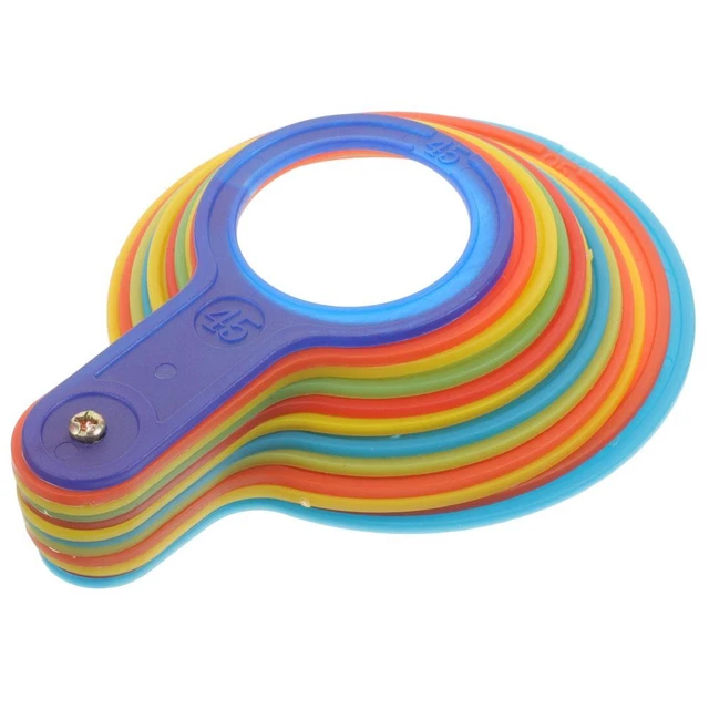1 Set Fruit Diameter Measuring Circle Practical Plastic Fruit Diameter