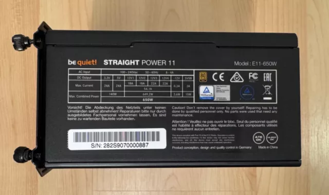 be quiet! Netzteil Straight Power 11 Modular 80+ Gold 650 Watt 2
