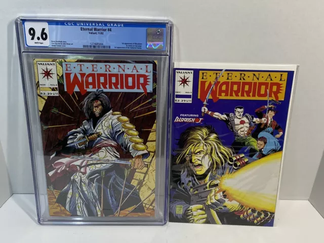 Eternal Warrior 4 CGC 9.6 First appearance of Bloodshot and issue 5 second app