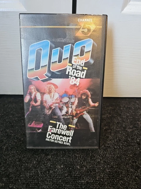 Vhs Status Quo End Of The Road 84 The Farewell Concert 5 00 Picclick Uk