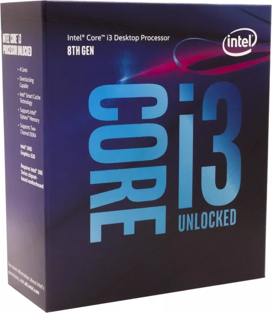 CPU Intel Core i3-8350K Boxed Prozessor Win11 (LGA 1151) inkl Boxed Lüfter