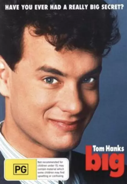BIG DVD 1988 NEW Region 4 Tom Hanks, Elizabeth Perkins, David Moscow