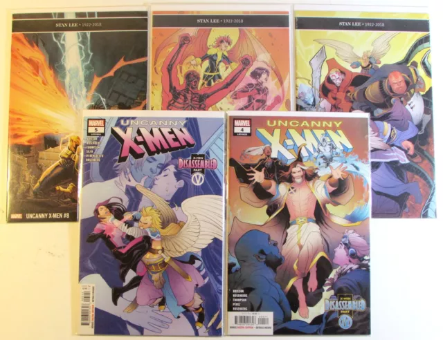 Uncanny X-Men Lot of 5 #4,5,6,7,8 Marvel (2019) 5th Series Comic Books