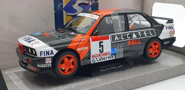 BMW M3 E30 Gr.A n5 Rally Ypres Solido 1/18