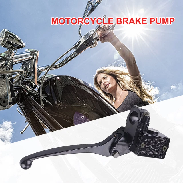 Alamor Motorrad-Bremse & Kupplungs-Hebel-Set – Universal 7/8 Zoll, Justierbar, In Blau | Für Viele 125-400cc Motorräder