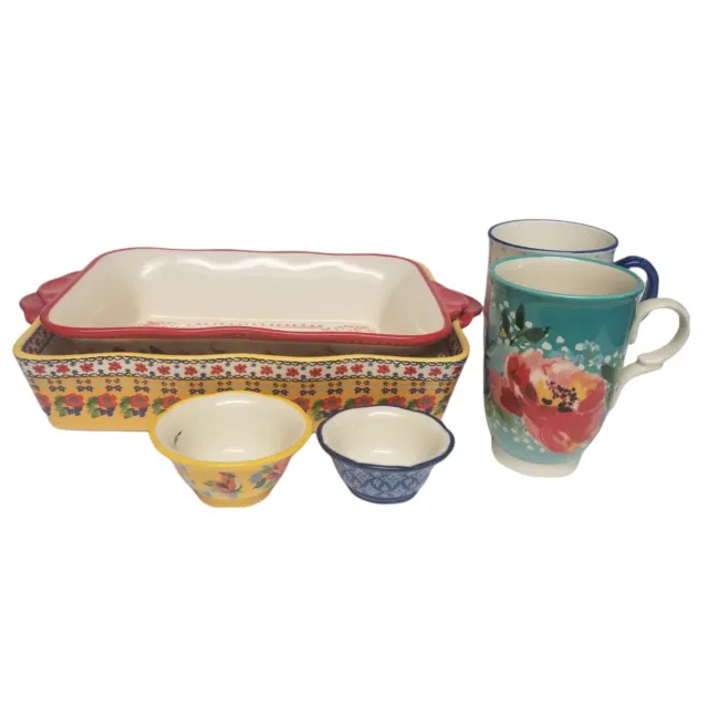 The Pioneer Woman Harvest Ceramic Bakeware Set, 10 Piece 