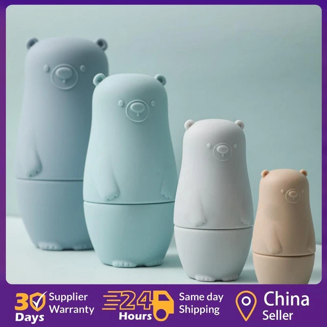 Color Size Matching Toys Best Gifts Montessori Toy for Boys Girls (Blue Bear) ☘️