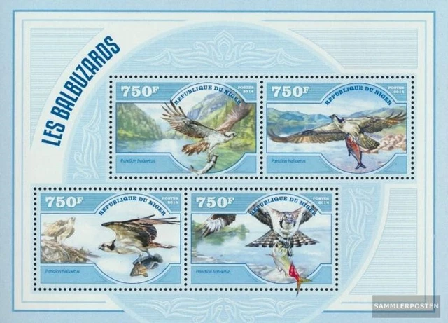 Prophila Collection Briefmarken - Niger 2014 Claude Monet Kleinbogen, Postfrisch MNH