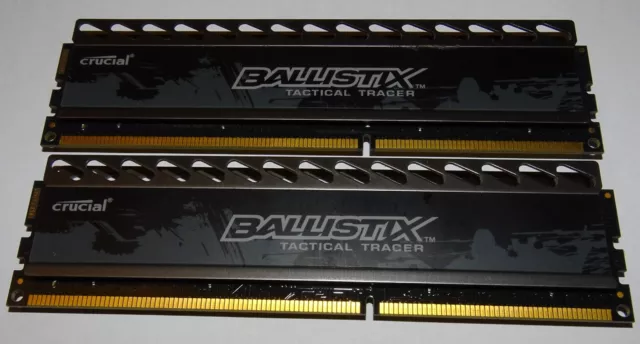 Crucial Ballistix Tactical Tracer DDR 3 1600 -LED 2x 4GB - 8 GB