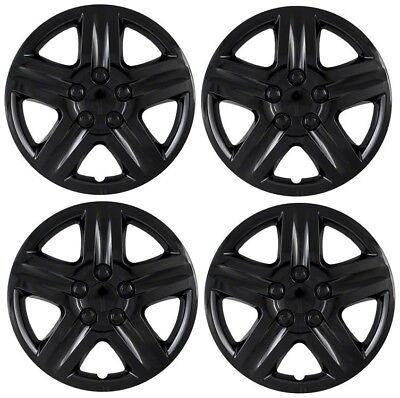 NEW Chevy IMPALA Monte Carlo 16" BLACK Hubcaps Wheelcover Replacement SET of 4