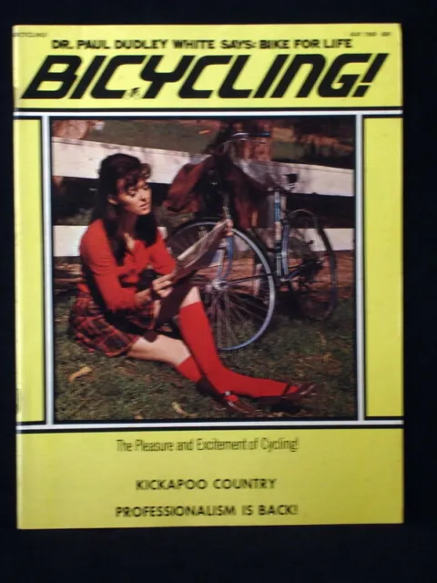Bicycling Magazine Vintage May 1969- Bike for Life, Kickapoo-1970s Bike Mag