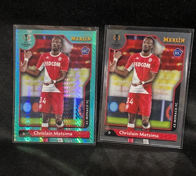 2021-22 TOPPS MERLIN chrome UEFA Kenneth Taylor réfracteur #47 AFC Ajax